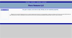 Desktop Screenshot of fierroventures.com